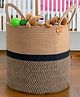 Jasmey Homes Spacious Sturdy Storage Basket - Black