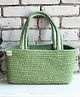 Jasmey Homes Boho Basket for storage/diaper basket - Green