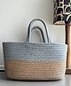 Jasmey Homes Twin Tone Toy Basket - Grey & Beige