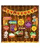 Zyozi Rice Ceremony Decorations Items - Banner, Photo Booth Props, Rice Light  Multicolor - Pack of 18