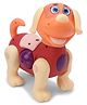 Kidsden Walking Cute Dog Toy with Light & Music - Red