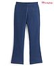 Honeyhap Premium Single Jersey With Bio Finish Full Length Leggings Solid Colour - Navy Peony