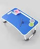 Smart Multipurpose Foldable Laptop Table with Cup Holder Solid Colour  - Blue