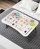 Alphabet Theme  Multipurpose Foldable Study Table - White