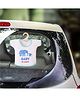 Baby on Board Car Decals Cloth Safety Sign Board with Hanger Car Warning Sign Vehicles Sticker  - Blue