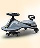 Baybee Pulto Kids Magic Swing Cars for Kids, Twister Ride on Toy Kids Car with LED Lights, PP Wheels & Music (Black)