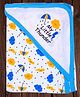 Mittenbooty Baby Hooded Wrap single Ply -Umbrella Print-Blue