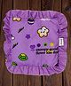 Mittenbooty baby mustard seed or Rai Pillow Square -monkey print Purple