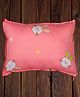 Mittenbooty baby soft Pillow with pollyfill filling -Buny print Peach