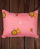 Mittenbooty baby soft Pillow with pollyfill filling -Lion print Pink