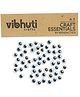 Vibhuti Crafts Googly Eyes - Pack of 100, 7 mm | Wiggle Eyes for DIY Projects
