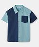 The Souled Store  Half Sleeves Color Blocked Cotton Shirt - Multi Colour