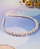 Jewelz  Pearl Embellished Hair Band - White