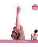 Azah Groove Personal Massager For Women 10 Modes, USB Charging, Waterproof, Cordless Massager - Pink