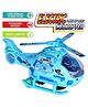Sanjary Battery Operator Electric Helicopter 360 Degree Rotation With Musical And 3D Led Lights Toys For kids -Color May Vary