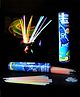 Smartcraft Glow Stick Light Up Toys Glow Stick Bracelets Mixed Colors Party Favors Supplies Tube Plastic Multicolor Pack of 100 (Diwali Glow Sticks)