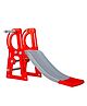BabyGo Riko Kids Toy Foldable Slide with Basket for Indoor & Outdoor Home & School - Red