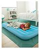 Intex Cozy Kids Inflatable Airbed Fiber-Tech Velvety Soft Surface Mattress - Blue