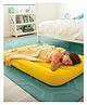 Intex Cozy Kids Inflatable Airbed Fiber-Tech Velvety Soft Surface Mattress - Yellow