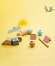 The Little Boo Wooden Lacing Beads for kids