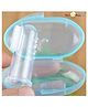 Neonate Care Silicone Fingure Brush With Case Pack of 1 - Blue