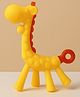 NeonateCare BPA Free Flexible -  Soft Silicone Giraffe Shape Teether- Yellow
