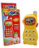 ARCADE TOYS Musical Phone with Flashlight & Music Toy for Kids - Yellow