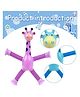 ARCADE TOYS Telescopic Suction Cup Giraffe Stretchy  Toy With Light for Kids - Colour may vary