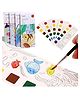 ARCADE TOYS Pocket Watercolor Painting Book with Brush for Kids - Colour may vary