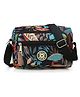 MOMISY Women Mobile Cellphone Messenger Bag Ladies Nylon Shoulder Cross Body Long Strap for College, Outing, Travelling, Work (Small, Leaves)