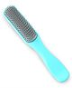UMAI Flat Hair Brush with Strong & Flexible Bristles | Curl Defining Brush for Thick Curly & Wavy Hair | Small Size | Hair Styling Brush for Women & Men (Blue)