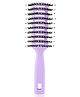 UMAI Round Vented Hair Brush for Quick Drying & Pain Free Detangling | Smoothens | Stylish design | Flexible Nylon Bristles | Suitable for all Hair types (Purple)