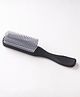 UMAI Flat Hair Brush with Strong & Flexible Bristles | 9-Row Curl Defining Brush for Thick Curly & Wavy Hair | Large Fan-type Head | Hair Styling Brush for Women & Men (Black)