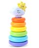 PlayMagic Rainbow Rocking Ring Stacker Multicolour - 7 Pieces