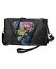 MOMISY Women Embroidery Crossbody Bag Small Shoulder Purse Soft Synthetic Leather Mobile cell phone bag For Girls (Rose)