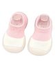 MOMISY Anti-Skid leather soled 2 Color Shoe Socks for Baby Boys and Baby Girls-12 to 24 months -  Medium (Pink -  12-24 Months)