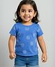 Somersault Half Sleeves Tie Dye Styled Tee - Blue