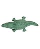 POMME Knitted Soft Toy Green Crocodile Length 70 cm
