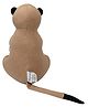 POMME Knitted Soft Toy Meerkat Height 35 cm