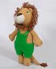 POMME Knitted Soft Toy Cute Lion Height 32 cm