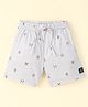 Dapper Dudes Abstract Printed Shorts - Grey