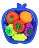 Asian Fruit Basket Squeezy Vinyl With Basket