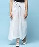 BIBA Solid Cotton Pant - White