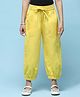 BIBA Solid Cotton Pant  - Yellow