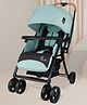 R for Rabbit Poppins Joy Stylish Baby Stroller | Pram for Kids with Reversible Handle | New Born Babies Stroller for 0 to 3 Years Boy and Girl (Green Black)