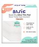 SuperBottoms BASIC EASY Quick drying prefold Insert with dryfeel layer on top - Compatible with BASIC diapers (Pack of 9)