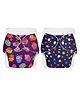 SuperBottoms BASIC Reusable Cloth Diaper for babies 0-3 Years | Freesize Adjustable, Washable and Reusable Cloth Diaper for babies | Shell with insert | Pack of 2