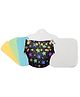 UNO Cloth Diaper  Starter Kit | Washable & Reusable (1 Cloth Diaper + 1 Insert + 1 Booster Pad with 3 Diaper Liners) - Rainbow Twinkles