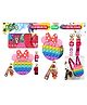 SCHOOLISH 2in1 Push Pop it Bag Poppet Fidget Toy Shoulder Bag Fidget Bag Purse Push Bubble Popit Handbags  Poppet Fidget Bag Anti Stress Sensory Squishy Toys Gift for Girls Kids - PACK OF 1 - COLOR MAY VARY