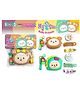 SCHOOLISH Soft Touch Girls Mini Hanging Cute Children Side Bags with Strap Keyring Comb  Hair Accessories and Compact Mirror for Baby Girl Boy Birthday Gift Present - Girly Bear - PACK OF 1 - COLOR MAY VARY